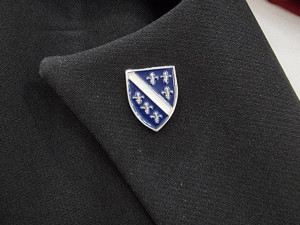 Metalna značka grb Republike BiH