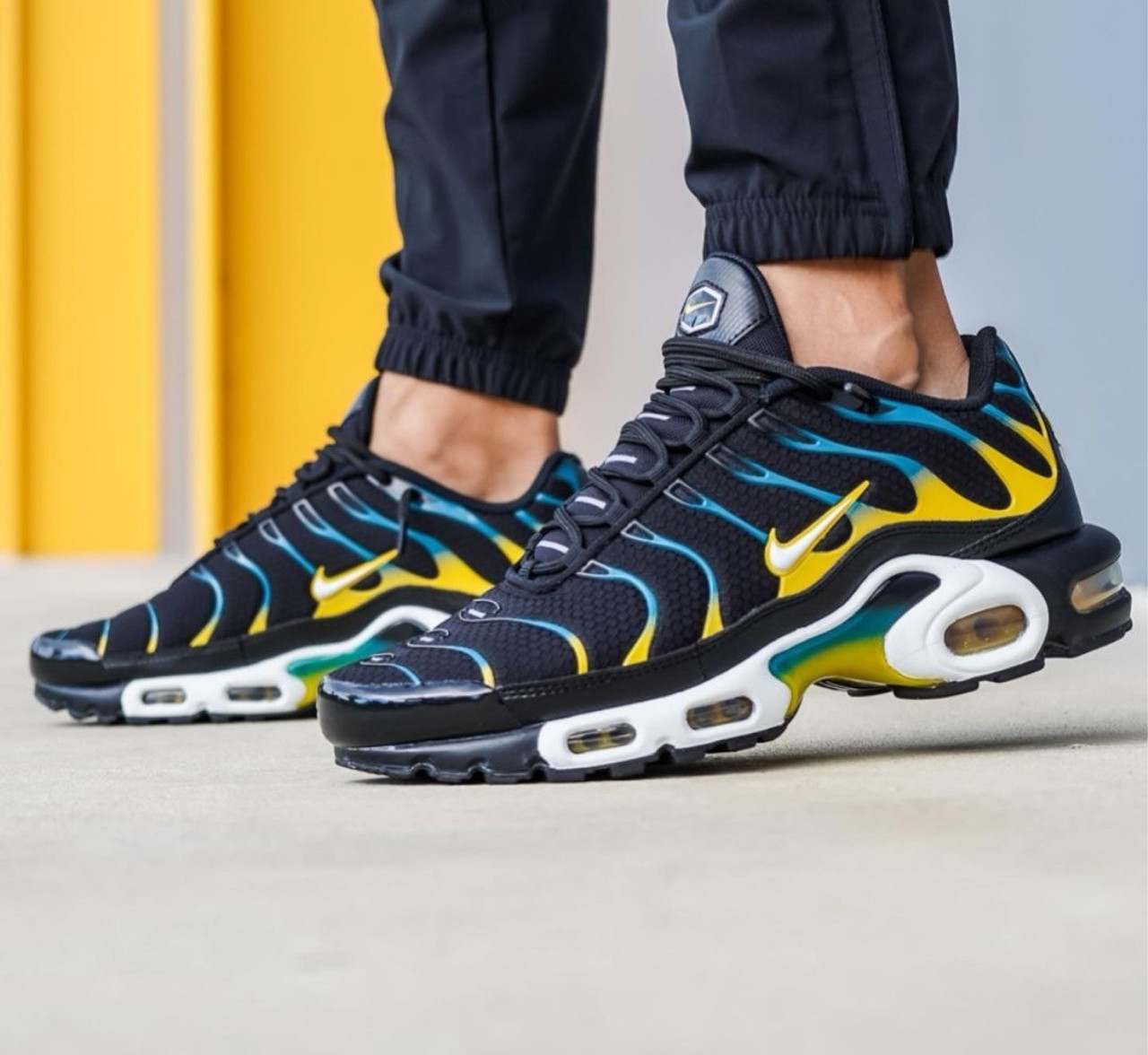 Teal Yellow Nike Tn Black Yellow Blue Nike Air Max Plus Light - Main Image