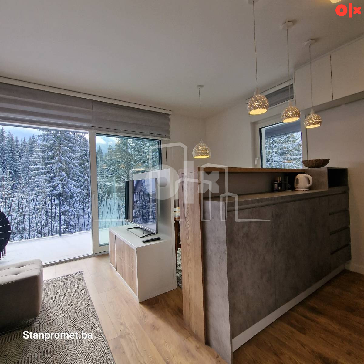 Opremljen i nov apartman Jahorina Dvorišta prodaja 12