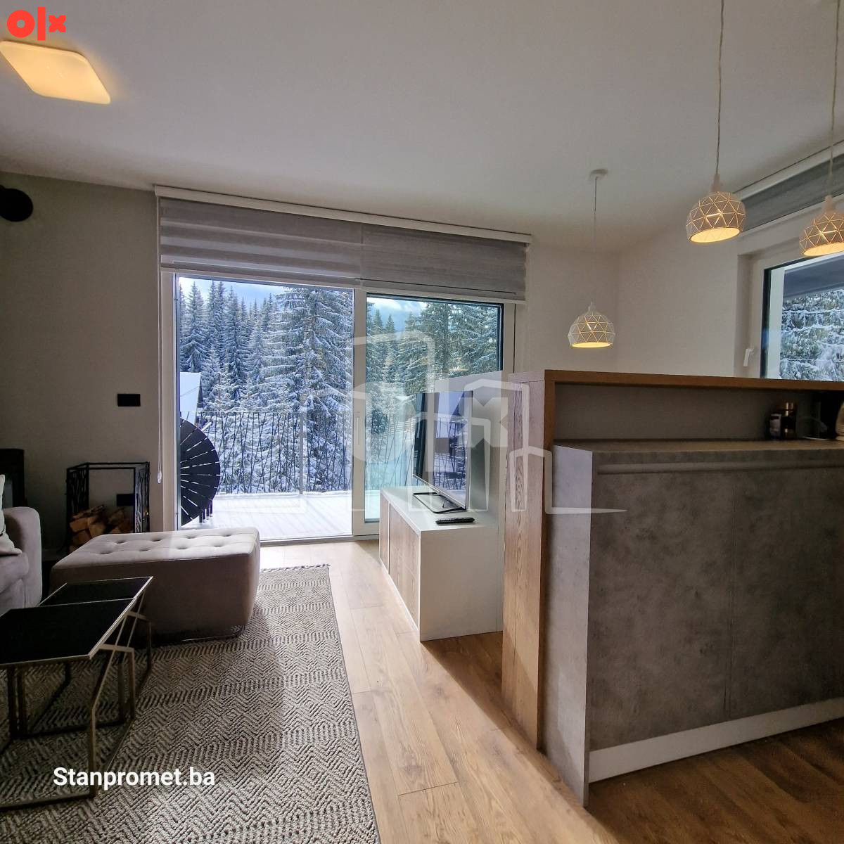 Opremljen i nov apartman Jahorina Dvorišta prodaja 13