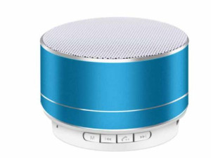 Zvucnik za telefon bluetooth led USB mini plavi