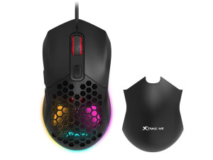 Miš X-trike me GM-316 gaming crni+2 odvojiva poklopca