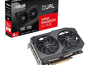 ASUS DUAL RX 7600 8GB GDDR6 v2 OC