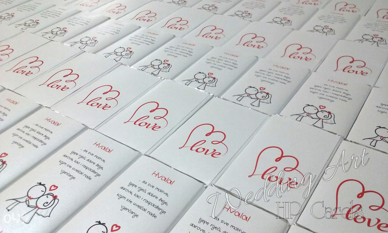 Čokolade personalizirane - čokolade sa štampom