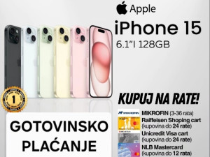 iPhone 15 128GB Green NOVO VAKUM