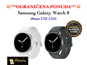 SAT Samsung Galaxy Watch 8 40mm LTE BT Graphite L325 AKCIJA