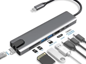 USB Type C hub 8 portni ( 8u1) SW-81