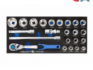 HOEGERT 23-dijelni set nasadnih ključeva 1/2 HT7G128