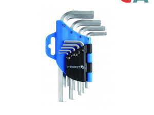 HOEGERT 9-Dijelni Set Imbusa HT1W802 1.5-10mm