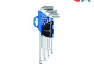 HOEGERT 9-Dijelni Set Dugih Imbusa HT1W804 1.5-10mm