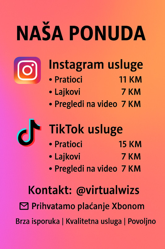 Tik Tok - Instagram, Lajkovi, Pratioci