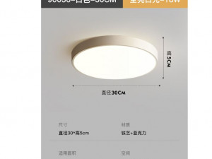 Nadgradni Okrugli LED Panel 18W 30cm senzor bijeli