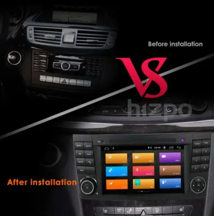 MULTIMEDIJA MERCEDES W211 GPS WIFI ANDROID 2/32 CARPLAY