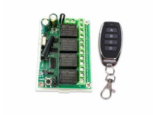 Daljinski elektronika garažna vrata 4ch 24V 433mhz