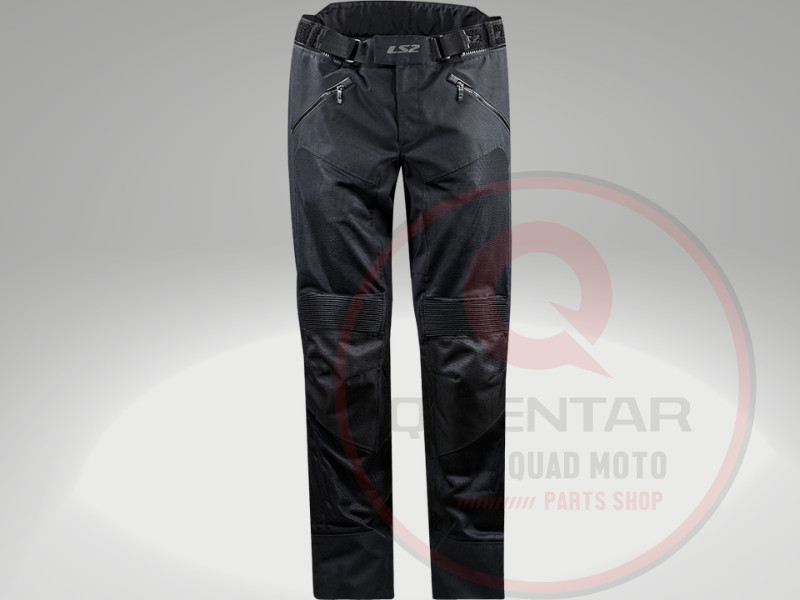 MUŠKE MOTO ATV QUAD HLAČE PANTALONE LS2 VENTO CRNE