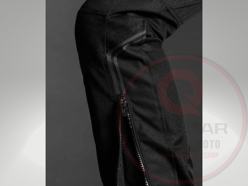 MUŠKE MOTO ATV QUAD HLAČE PANTALONE LS2 VENTO CRNE