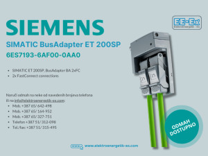 SIEMENS SIMATIC BusAdapter ET 200SP 6ES7193-6AF00-0AA0