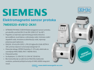 SIEMENS Elektromagnetni mjerač protoka 7ME6520-4VB12-2KA1