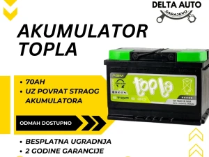 Akumulator TOPLA 70AH    AGM   Delta Auto Doo