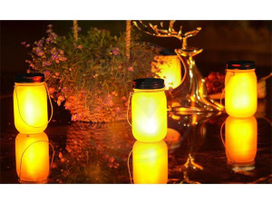 LED solarna lampa ukrasna plamen LVT 2902