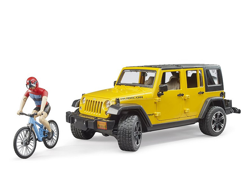 Bruder - JEEP Wrangler sa biciklistom