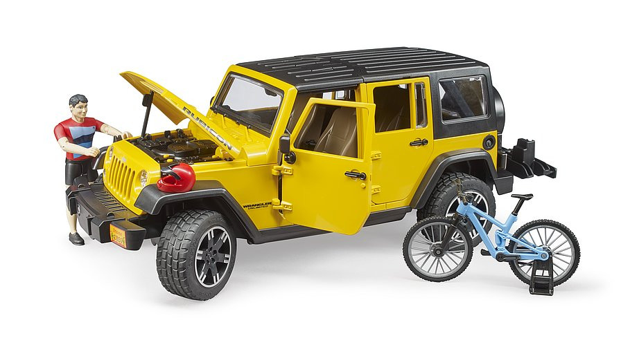 Bruder - JEEP Wrangler sa biciklistom