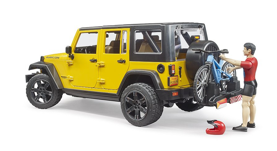 Bruder - JEEP Wrangler sa biciklistom