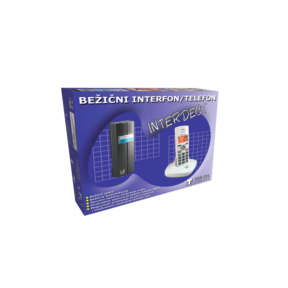 Bežični set audio interfon za jednog korisnika Teh tel