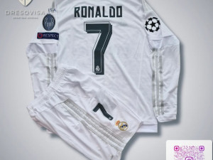 RONALDO 7 retro dres i šorc REAL MADRID finale Lige prvaka 2016