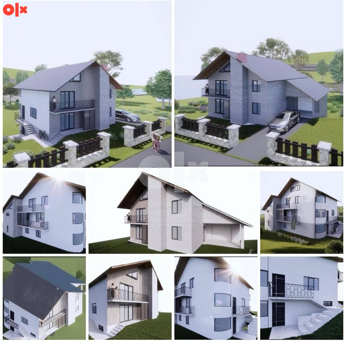 Kuća uz RIJEKU 600 m2 + 1060 m2 Vogosca 2