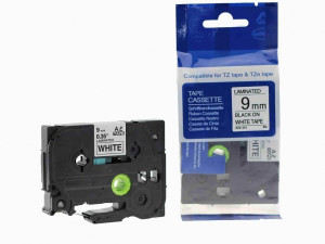 Ribon BROTHER TZE221 9mm crna na bijeloj