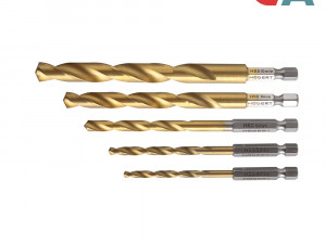 HOEGERT 5-ijelni set burgija za metal HSS HT6D180