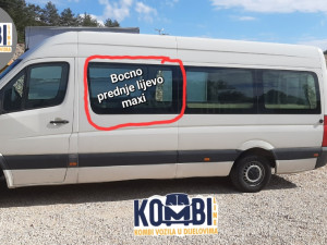 Staklo sajba bocno stakla P.L/ Crafter i Sprinter / DIJELOVI