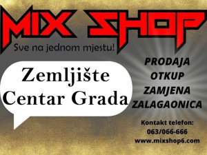 Zemljište za zgradu u Ljubuškom 1620m2 CENTAR 350km m2 Plac