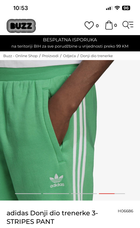 Muška Adidas trenerka Sportska odjeća za muškarce