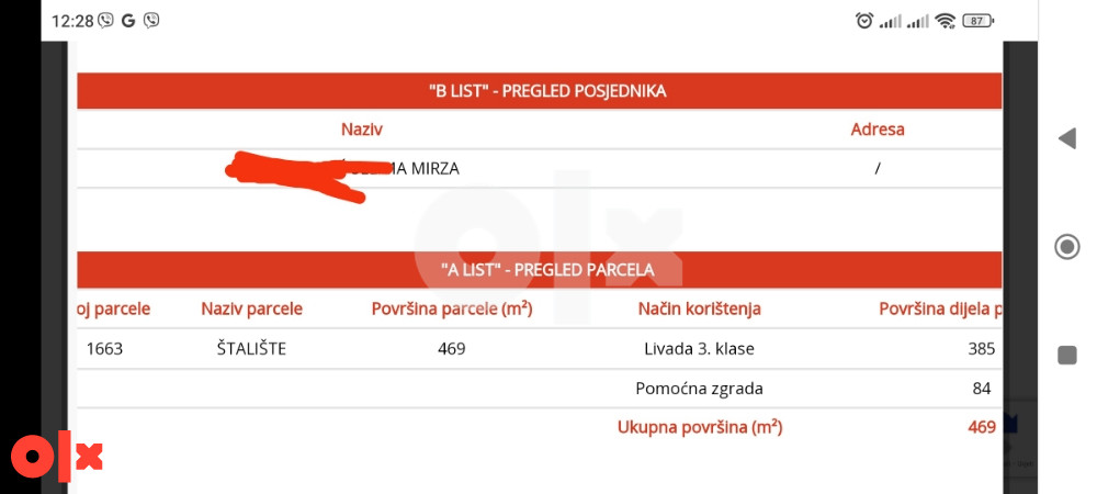 Zemljište gradjevinsko Kiseljak Gomionica 3