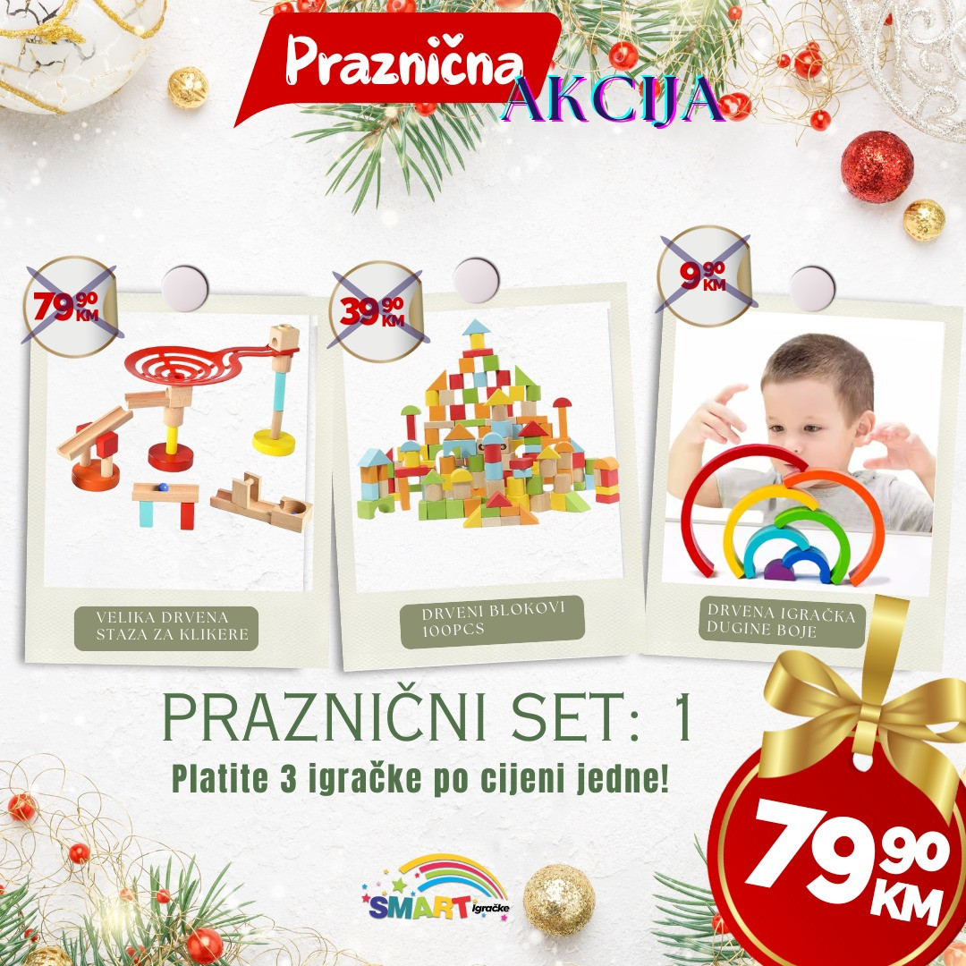 DRVENE IGRAČKE: Velika Staza za Klikere