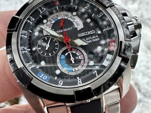 Sat SEIKO VELATURA YACHTING TIMER CHRONOGRAPH