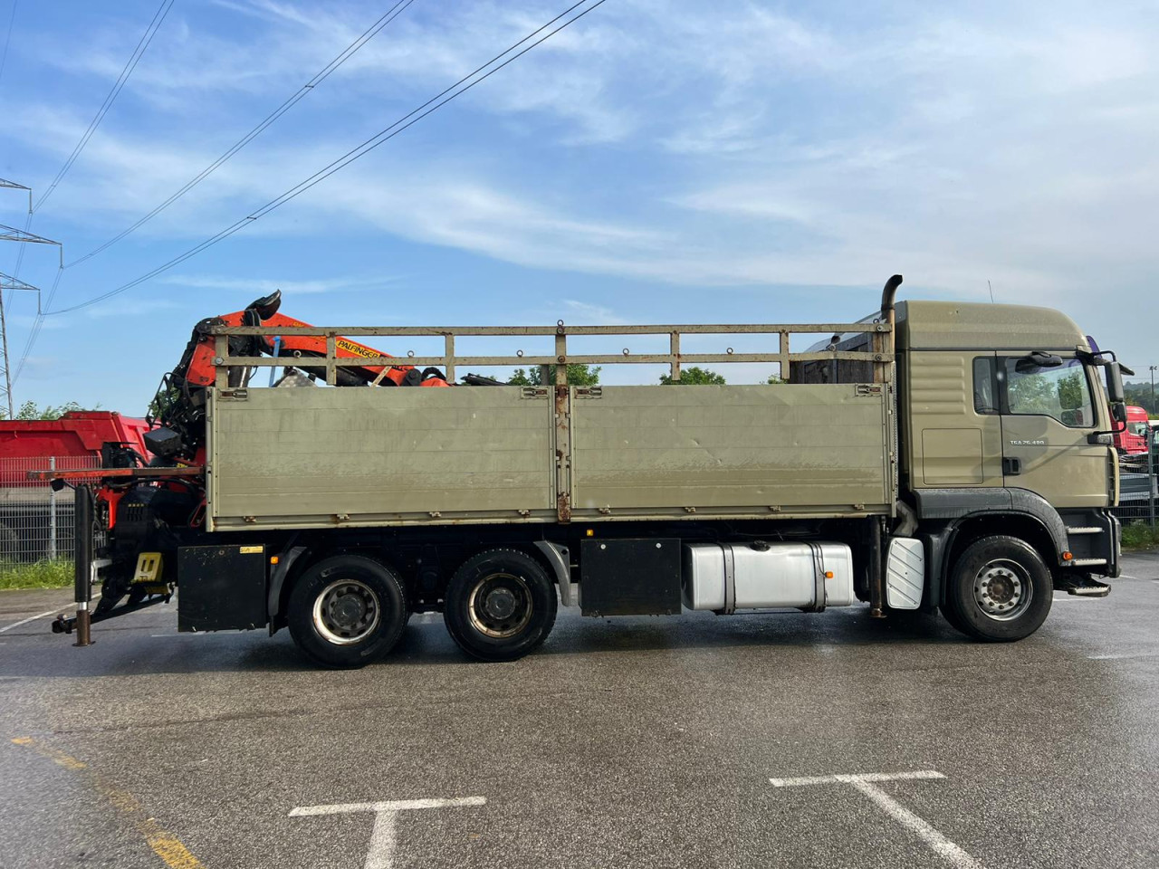MAN 33.480 6x4 Sanduk kran PK 29000 Zagreb