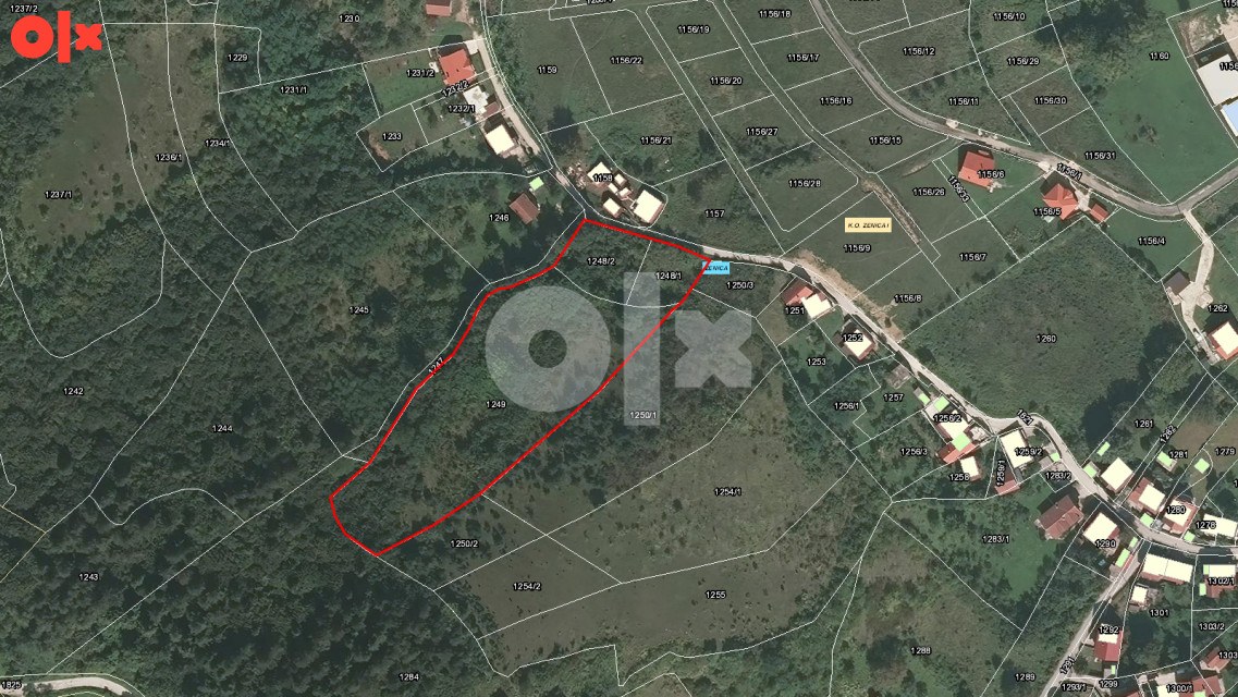 Zemljište, Gornji Brist, Zenica, P=6705m2 2