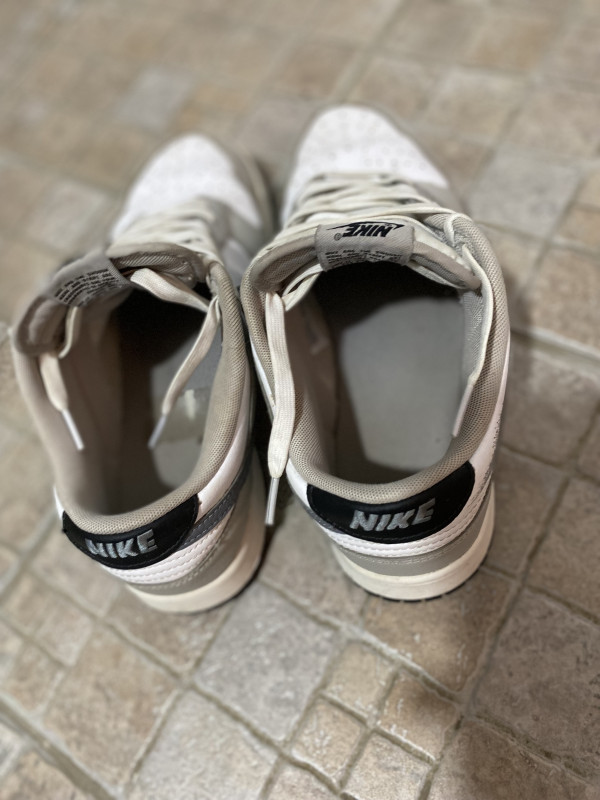 Nike dunk low double swoosh