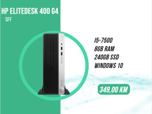 HP 400 G4 i5-7500; 8GB RAM; 240GB SSD; WIN10