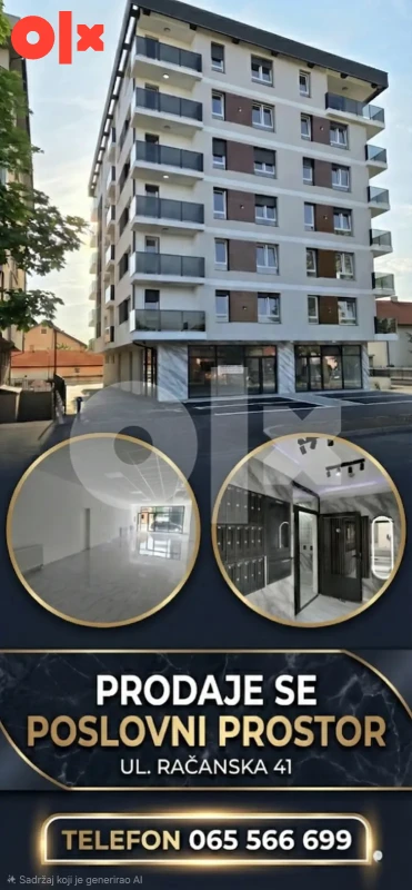PRODAJE SE POSLOVNI PROSTOR u Bijeljini 140m2, i STAN 65m2 2