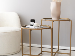 Stol za kafu-kavu S407K - zlato