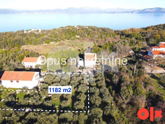 OSOBJAVA, PELJESAC- gradevinsko zemljiste 1182 m² - Още