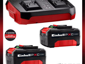 EINHELL PXC 2X 4.0 AH LI-ION AKUMULATOR I TWINCHARGER (4512112)