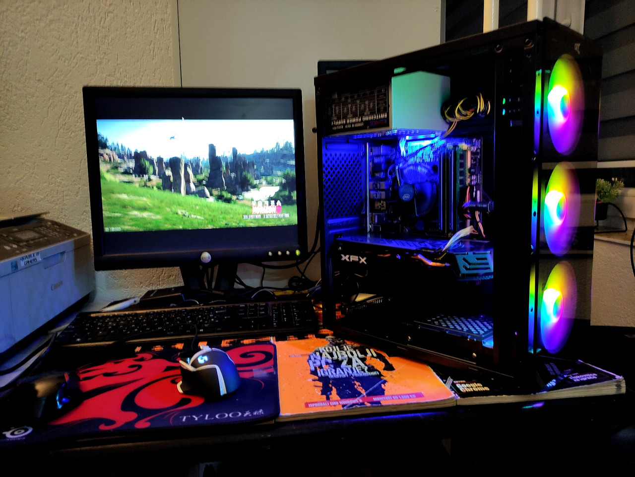 GAMING PC Ati RX 8GB 16GB RAM 1TB HDD FORZA 5