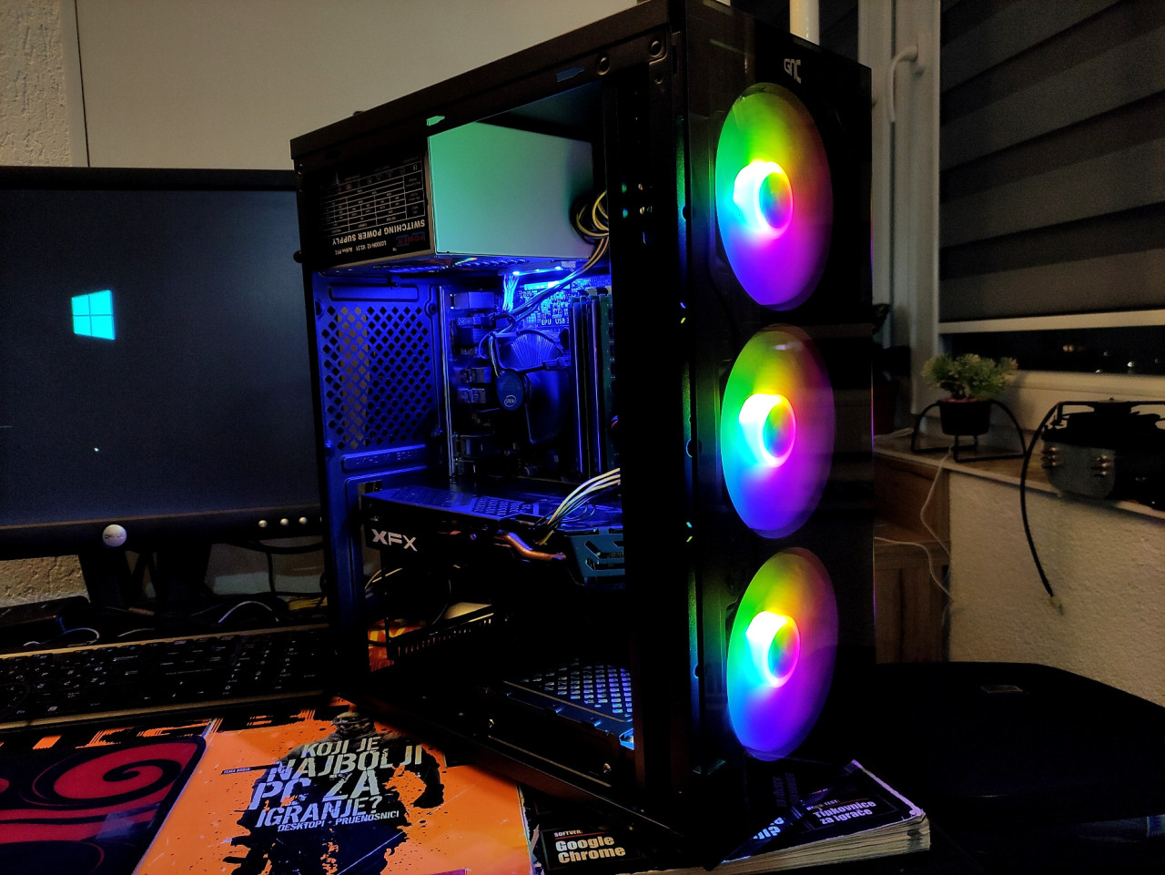 GAMING PC Ati RX 8GB 16GB RAM 1TB HDD FORZA 5