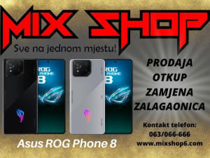 Asus Rog Phone 8 12GB/256GB *Novo**Garancija**Zamjena* 5G
