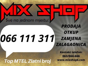 066-111-311 MTEL GOLD ZLATNI BROJ TOP VIP BROJEVI M TEL